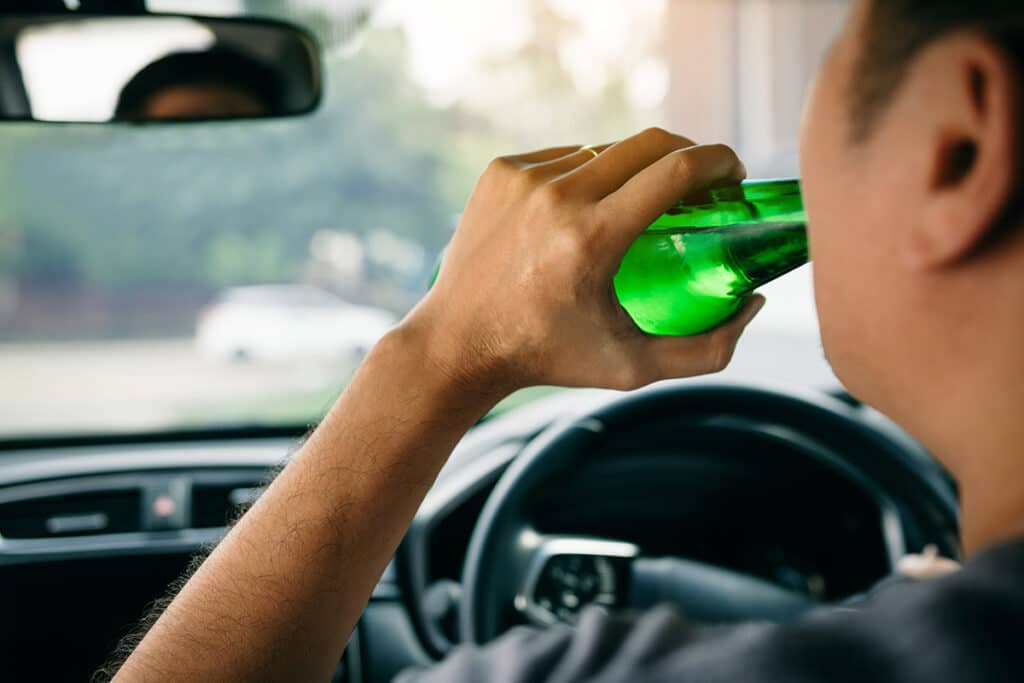 Is it illegal to drink while driving?